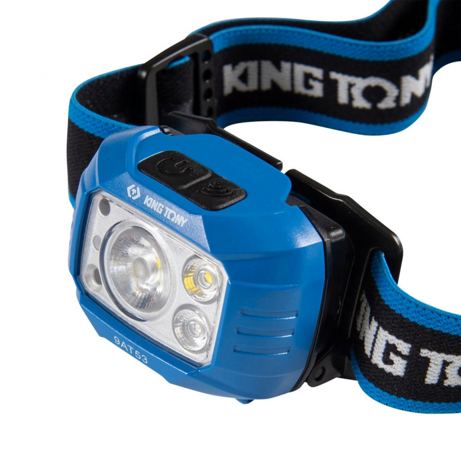 Фонарь светодиодный, налобный, 1 Led COB, 3,7 В KING TONY 9TA53